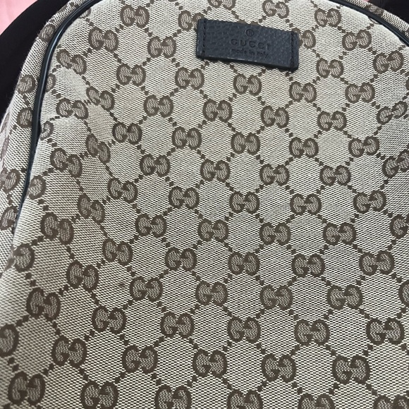 Gucci monogram canvas backpack - Picture 9 of 10